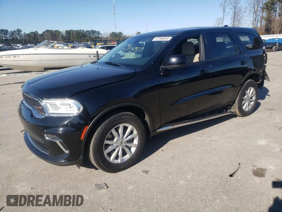 2021 Dodge Durango SXT Plus with VIN 1C4RDJAG8MC598730, listed as a Copart auction lot 87396654 with 82,437 mi miles and Non repairable. Bid and sale history available at DreamBid. Image 1.