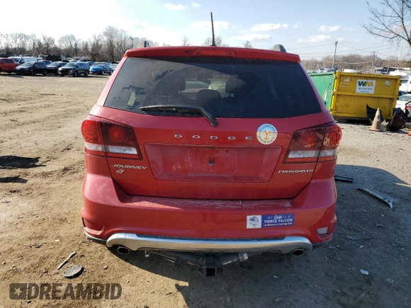 2018 Dodge Journey Crossroad with VIN 3C4PDDGG3JT387161, listed as a Copart auction lot 44613065 with Not Provided miles and Salvage Title. Bid and sale history available at DreamBid. Image 6.