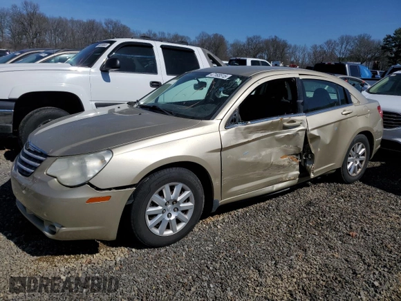 2010 Chrysler Sebring Touring z VIN 1C3CC4FBXAN119459, wystawiony jako Copart lot #47165515 z przebiegiem 125 382 mil mil oraz Szkoda całkowita • Salvage title. Historia ofert i sprzedaży dostępna na DreamBid. Obrazek 1.