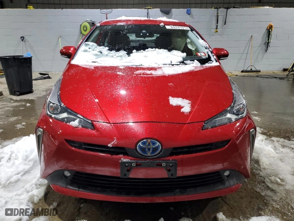 2022 Toyota Prius LE with VIN JTDL9MFU6N3040772, listed as a Copart auction lot 84241014 with 22,377 mi miles and Salvage Title. Bid and sale history available at carsss.com. Image 5.