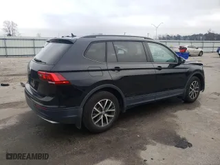 2021 Volkswagen Tiguan S with VIN 3VV1B7AX2MM017521, listed as a Copart auction lot 85606784 with 92,075 mi miles and Salvage Title. Bid and sale history available at carsss.com. Image 3.