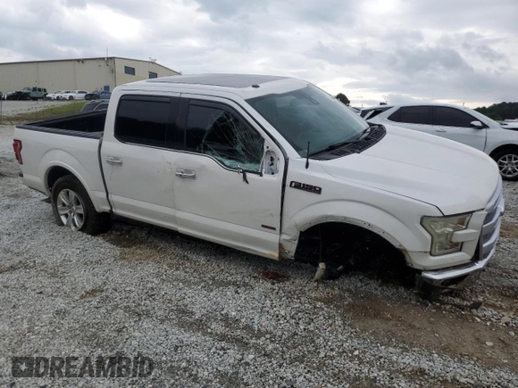 2016 Ford F-150 XL with VIN 1FTEW1CG8GFD50793, listed as a Copart auction lot 55134165 with 190,804 mi miles and Salvage title. Bid and sale history available at DreamBid. Image 4.