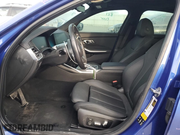 2020 BMW 3 Series 330i xDrive with VIN 3MW5R7J02L8B06928, listed as a Copart auction lot 48355035 with 42,278 mi miles and Salvage title. Bid and sale history available at DreamBid. Image 7.