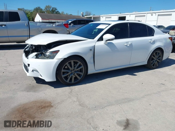 2014 Lexus GS 350 with VIN JTHBE1BL6E5039482, listed as a IAAI auction lot 41592768 with 120,354 mi miles and . Bid and sale history available at DreamBid. Image 2.