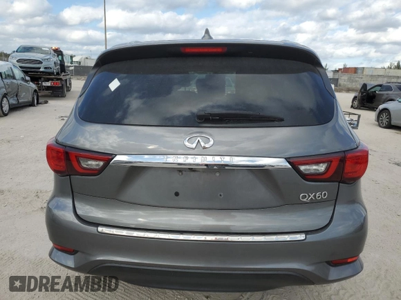 2019 Infiniti QX60 Luxe z VIN 5N1DL0MN1KC511325, wystawiony jako Copart lot #88319185 z przebiegiem 84 235 mil mil oraz Nie do naprawy • Non repairable. Historia ofert i sprzedaży dostępna na DreamBid. Obrazek 6.