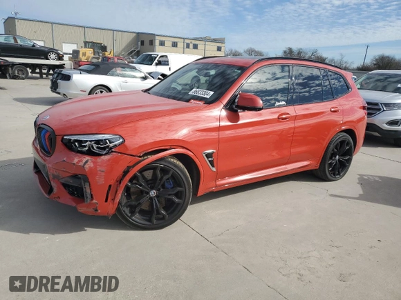 2020 BMW X3 M z VIN 5YMTS0C0XL9B95974, wystawiony jako Copart lot #86833304 z przebiegiem 67 230 mil mil oraz Szkoda całkowita • Salvage title. Historia ofert i sprzedaży dostępna na DreamBid. Obrazek 1.