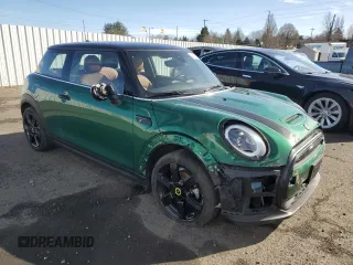 2023 MINI Hardtop Cooper SE with VIN WMW13DJ02P2T05559, listed as a Copart auction lot 47668075 with Not provided miles and Salvage title. Bid and sale history available at DreamBid. Image 4.