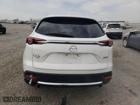 2023 Mazda CX-9 Carbon Edition with VIN JM3TCBDYXP0630514, listed as a Copart auction lot 46869765 with 14,410 mi miles and Salvage Title. Bid and sale history available at carsss.com. Image 6.