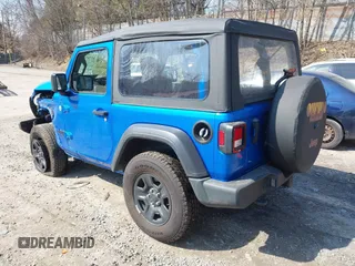 2021 Jeep Wrangler 80th Anniversary with VIN 1C4GJXAN4MW758747, listed as a IAAI auction lot 41787645 with 32,613 mi miles and . Bid and sale history available at DreamBid. Image 3.