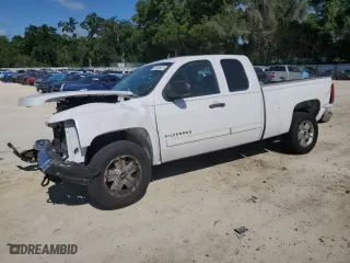 2012 Chevrolet Silverado 1500 LT with VIN 1GCRCSE05CZ239613, listed as a Copart auction lot 53102825 with 191,650 mi miles and Salvage Title. Bid and sale history available at carsss.com. Image 1.
