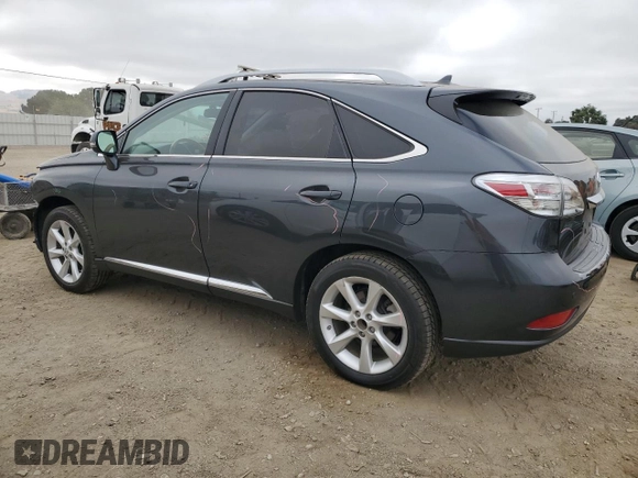 2011 Lexus RX 350 with VIN 2T2BK1BA0BC105320, listed as a Copart auction lot 60102895 with 163,008 mi miles and Salvage title. Bid and sale history available at DreamBid. Image 2.