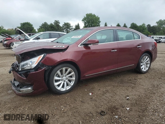2015 Buick LaCrosse Premium I with VIN 1G4GD5G3XFF275165, listed as a Copart auction lot 59569825 with 85,032 mi miles and Salvage title. Bid and sale history available at DreamBid. Image 1.
