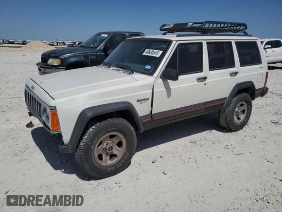 1996 Jeep Cherokee Sport with VIN 1J4FJ68S1TL128597, listed as a Copart auction lot 49600545 with 201,074 mi miles and Salvage title. Bid and sale history available at DreamBid. Image 1.