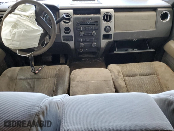 2010 Ford F-150 XL with VIN 1FTVX1CV2AKE27264, listed as a Copart auction lot 49683895 with 405,546 mi miles and Salvage title. Bid and sale history available at DreamBid. Image 8.