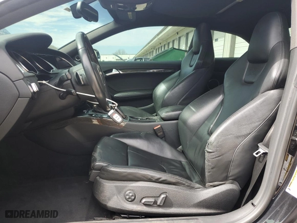 2012 Audi S5 Prestige with VIN WAUVVAFR6CA001779, listed as a Copart auction lot 52224815 with 153,330 mi miles and Clean Title. Bid and sale history available at carsss.com. Image 7.