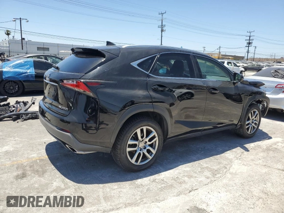 2016 Lexus NX 200t with VIN JTJYARBZ7G2042418, listed as a Copart auction lot 61241925 with 51,543 mi miles and Salvage title. Bid and sale history available at DreamBid. Image 3.