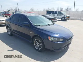 2013 Mitsubishi Lancer SE with VIN JA32V2FW4DU002980, listed as a IAAI auction lot 41803574 with 195,940 mi miles. Bid and sale history available at carsss.com. Image 1.