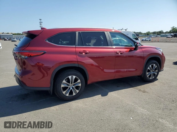 2023 Toyota Highlander L with VIN 5TDKDRBH2PS509311, listed as a Copart auction lot 61045995 with 14,411 mi miles and Salvage title. Bid and sale history available at DreamBid. Image 3.