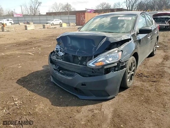 2018 Nissan Sentra SV with VIN 3N1AB7AP8JY242046, listed as a Copart auction lot 50616505 with 141,048 mi miles and Salvage Title. Bid and sale history available at carsss.com. Image 11.