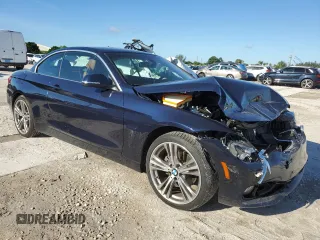 2017 BMW 4 Series 430i xDrive with VIN WBA4U9C3XH5H64601, listed as a Copart auction lot 72721464 with 27,495 mi miles and Salvage title. Bid and sale history available at DreamBid. Image 4.