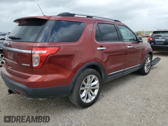 2014 Ford Explorer XLT with VIN 1FM5K7D80EGB78364, listed as a Copart auction lot 51702555 with 181,752 mi miles and Salvage Title. Bid and sale history available at carsss.com. Image 3.