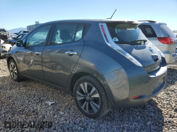 2015 Nissan LEAF SV with VIN 1N4AZ0CPXFC323584, listed as a Copart auction lot 70261393 with Not Provided miles. Bid and sale history available at carsss.com. Image 2.