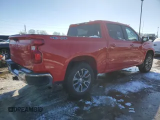 2025 Chevrolet Silverado 1500 LT with VIN 1GCPKKEK1SZ118054, listed as a Copart auction lot 46107945 with 1,957 mi miles and Clean Title. Bid and sale history available at DreamBid. Image 3.