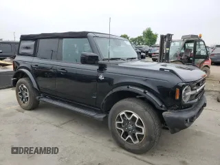 2022 Ford Bronco z VIN 1FMDE5BH2NLB22556, wystawiony jako Copart lot #60717055 z przebiegiem 27 757 mil mil oraz Szkoda całkowita • Salvage title. Historia ofert i sprzedaży dostępna na DreamBid. Obrazek 4.