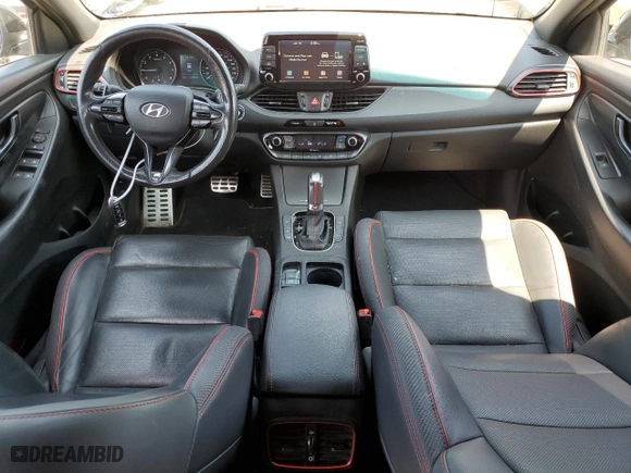 2020 Hyundai Elantra GT N Line with VIN KMHH55LC5LU123907, listed as a Copart auction lot 63770704 with 108,649 mi miles and Clean Title. Bid and sale history available at carsss.com. Image 8.
