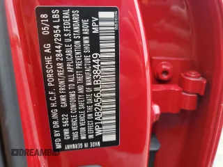 2018 Porsche Macan S z VIN WP1AB2A56JLB38449, wystawiony jako Copart lot #56634525 z przebiegiem Nie podano mil oraz Szkoda całkowita • Salvage title. Historia ofert i sprzedaży dostępna na DreamBid. Obrazek 13.