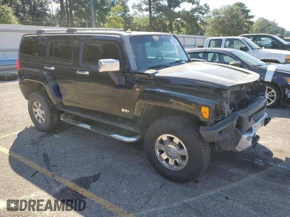 2009 Hummer H3 SUV with VIN 5GTEN13E098160892, listed as a Copart auction lot 74005344 with 224,542 mi miles and Salvage Title. Bid and sale history available at carsss.com. Image 4.