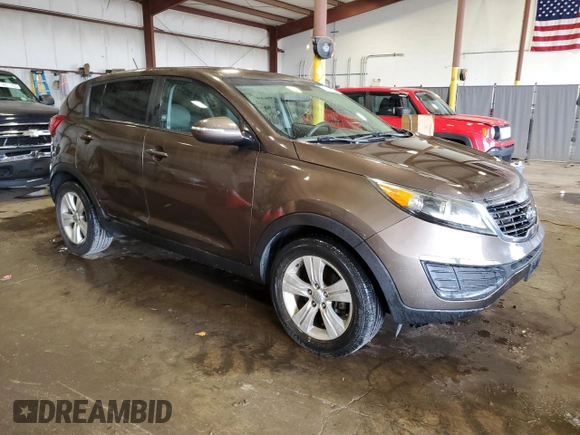 2012 Kia Sportage LX with VIN KNDPB3A28C7331687, listed as a Copart auction lot 60219055 with 87,591 mi miles and Salvage title. Bid and sale history available at DreamBid. Image 4.
