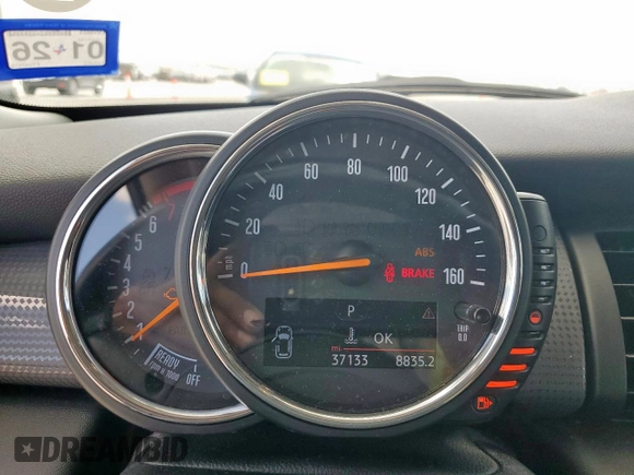 2015 MINI Hardtop with VIN WMWXM5C50FT942819, listed as a Copart auction lot 59783465 with 37,133 mi miles and Clean title. Bid and sale history available at DreamBid. Image 9.