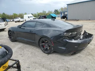 2022 Chevrolet Camaro 2SS with VIN 1G1FH1R72N0108063, listed as a Copart auction lot 50100645 with 22,502 mi miles and Salvage Title. Bid and sale history available at carsss.com. Image 2.