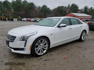 2016 Cadillac CT6 Platinum AWD with VIN 1G6KK5R67GU154587, listed as a Copart auction lot 51077935 with 36,942 mi miles and Salvage title. Bid and sale history available at DreamBid. Image 1.