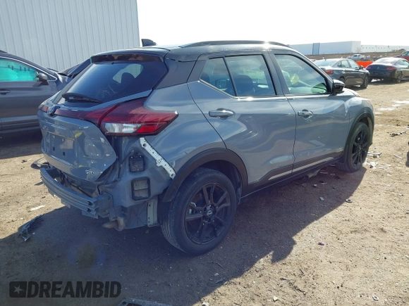 2023 Nissan Kicks SR with VIN 3N1CP5DV3PL505770, listed as a IAAI auction lot 41301806 with 44,798 mi miles. Bid and sale history available at carsss.com. Image 4.