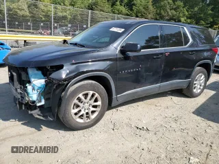 2020 Chevrolet Traverse LS with VIN 1GNERFKW3LJ119702, listed as a Copart auction lot 67711254 with 87,496 mi miles and Salvage Title. Bid and sale history available at carsss.com. Image 1.