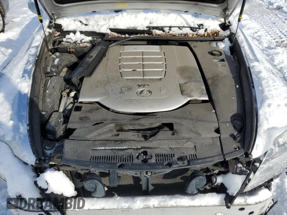 2011 Lexus LS 460 with VIN JTHCL5EF6B5009224, listed as a Copart auction lot 45696945 with 181,686 mi miles and Salvage title. Bid and sale history available at DreamBid. Image 11.