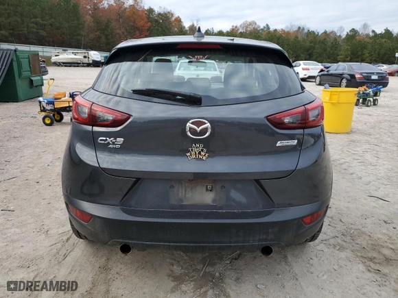 2016 Mazda CX-3 Grand Touring with VIN JM1DKBD72G0103803, listed as a Copart auction lot 82769204 with 91,727 mi miles and Salvage Title. Bid and sale history available at carsss.com. Image 6.
