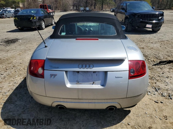 2002 Audi TT with VIN TRUUT28N721013092, listed as a Copart auction lot 52858535 with 205,273 mi miles and Clean Title. Bid and sale history available at carsss.com. Image 6.