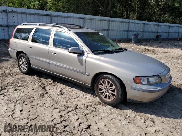 2001 Volvo V70 with VIN YV1SW61R611127879, listed as a Copart auction lot 72769494 with 286,405 mi miles and Salvage Title. Bid and sale history available at carsss.com. Image 4.