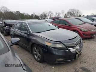 2012 Acura TL Tech Auto with VIN 19UUA9F58CA008692, listed as a IAAI auction lot 41354545 with 215,580 mi miles. Bid and sale history available at carsss.com. Image 1.