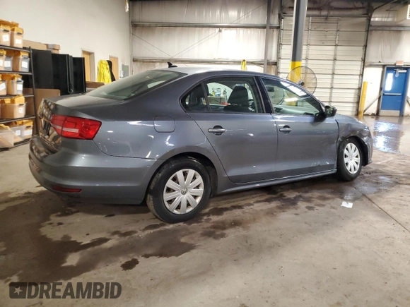 2015 Volkswagen Jetta S with VIN 3VW2K7AJ3FM413861, listed as a Copart auction lot 61868405 with 84,000 mi miles and Salvage title. Bid and sale history available at DreamBid. Image 3.
