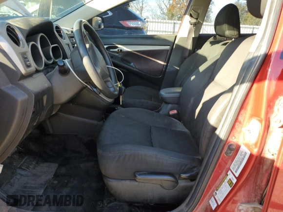 2009 Pontiac Vibe 1SB with VIN 5Y2SP67099Z435329, listed as a Copart auction lot 80291994 with 184,901 mi miles and Salvage title. Bid and sale history available at DreamBid. Image 7.