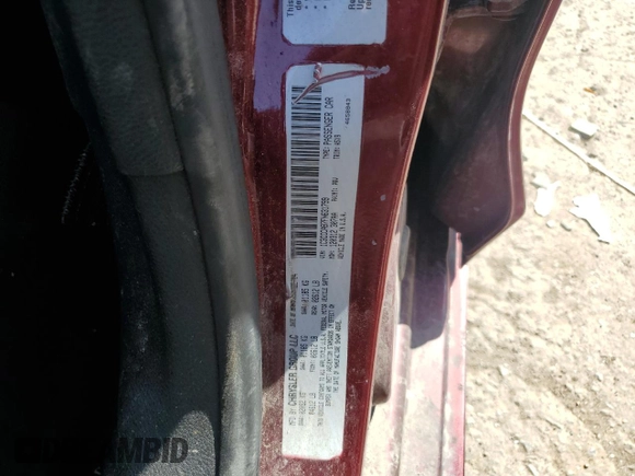 2015 Chrysler 200 Limited with VIN 1C3CCCAB7FN631799, listed as a Copart auction lot 62087565 with 143,648 mi miles and Salvage title. Bid and sale history available at DreamBid. Image 12.