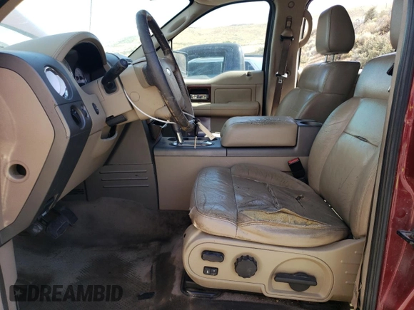 2005 Ford F-150 XLT with VIN 1FTPW14555KC75366, listed as a Copart auction lot 65283555 with 226,491 mi miles and Clean title. Bid and sale history available at DreamBid. Image 7.