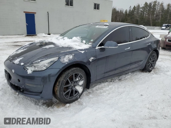 2019 Tesla Model 3 Mid Range with VIN 5YJ3E1EA1KF528950, listed as a Copart auction lot 43344475 with 57,272 mi miles and Clean Title. Bid and sale history available at DreamBid. Image 1.