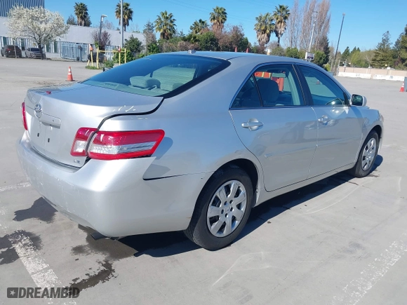 2010 Toyota Camry with VIN 4T1BF3EK5AU059764, listed as a IAAI auction lot 41817921 with 3,993 mi miles. Bid and sale history available at carsss.com. Image 4.