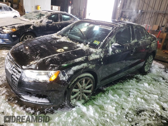 2016 Audi A3 2.0T Premium with VIN WAUB8GFF2G1031290, listed as a Copart auction lot 39185604 with 77,080 mi miles. Bid and sale history available at carsss.com. Image 1.
