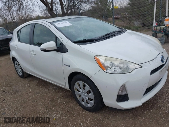 2012 Toyota Prius One with VIN JTDKDTB32C1504344, listed as a IAAI auction lot 42133870 with 183,836 mi miles and . Bid and sale history available at DreamBid. Image 1.